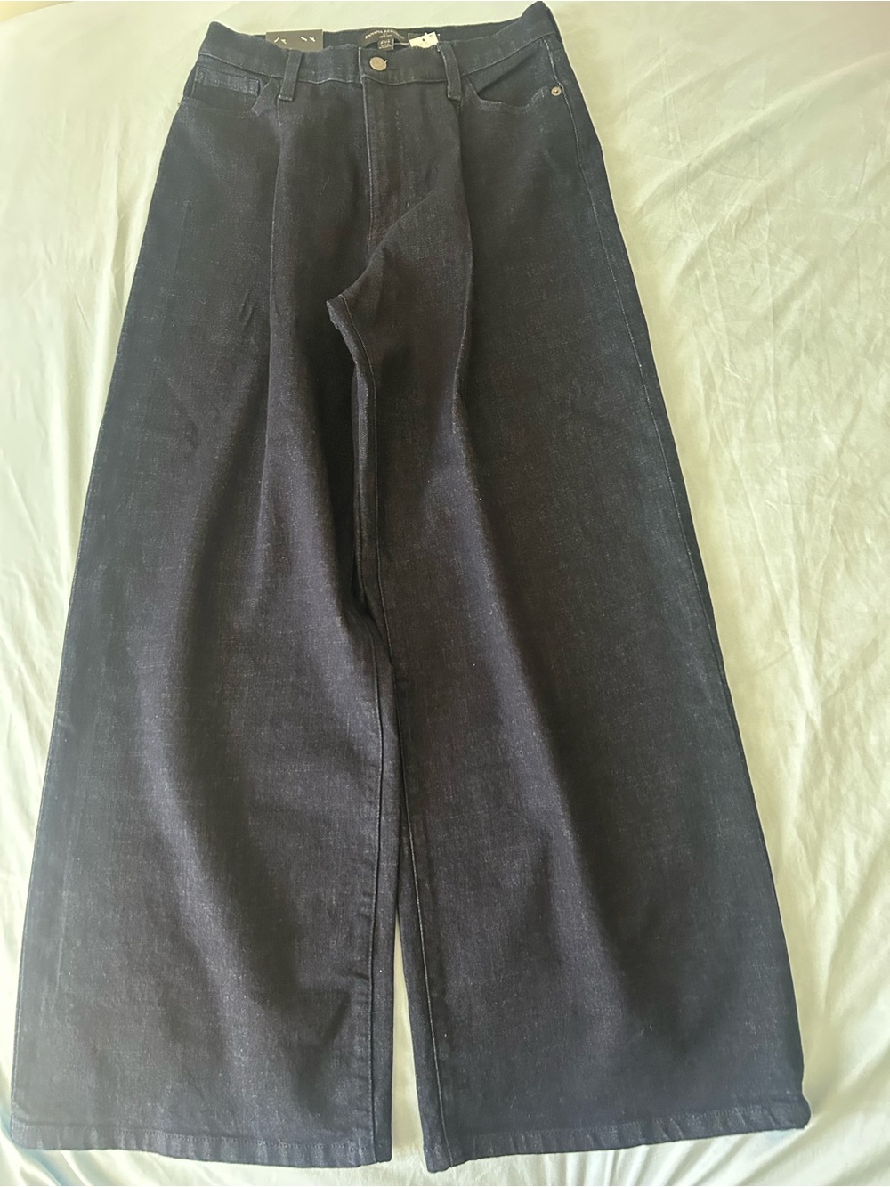 Banana Republic Wide Leg Chinos - Dark Navy